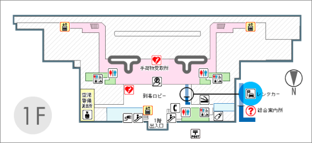 レンタカー案内所