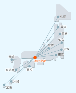 就航先空港情報 神戸空港