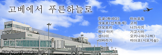 To the sky from Kobe.
			The Kobe airport opened a port on February 16.
			We will inform as soon as new information enters.